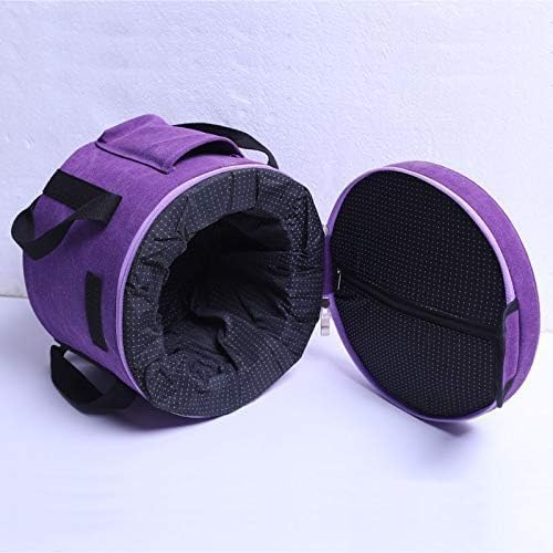 ENERGYSOUND Purple Colored Canvas Carrier for Holding Crystal Singing Bowl 8"