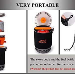 APG 1600ml Portable Camping Gas Stove Cooking System Butane Propane Burners