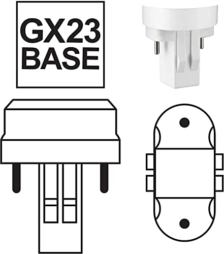 Sunlite GX23 LED Bulb, 2-Pin PLV, 7 Watt, Cool White (4000K), Full 360 Degree Illumination, 13 Watt CFL Replacement (Ballast Bypass Required)