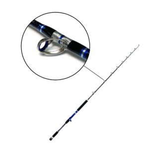 EatMyTackle Pro Jigging Rod | Saltwater Fishing Rod (30-50lb. Fast Action, 2pc)