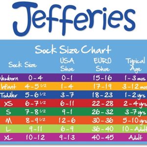 Jefferies Socks Little Boy's Seamless Half Cushion Sport Crew Socks 6 Pair Pack, Navy, Large