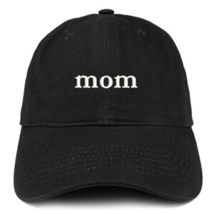 Trendy Apparel Shop Mom and Dad Soft Cotton Couple 2 Pc Cap Set - BLACK - KHAKI