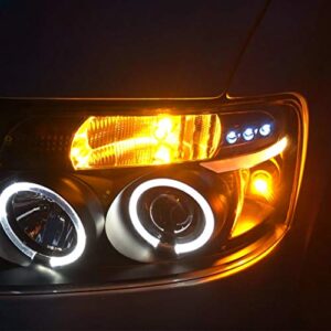 Alla Lighting 2800lm 7440 7443 LED Turn Signal Lights Bulbs, Amber Yellow T20 7440NA 7444NA 7442NAK WY21W 7443NA 992 Blinker Lamps Replacement Xtreme Super Bright 12V 5730 33-SMD Dual Filament