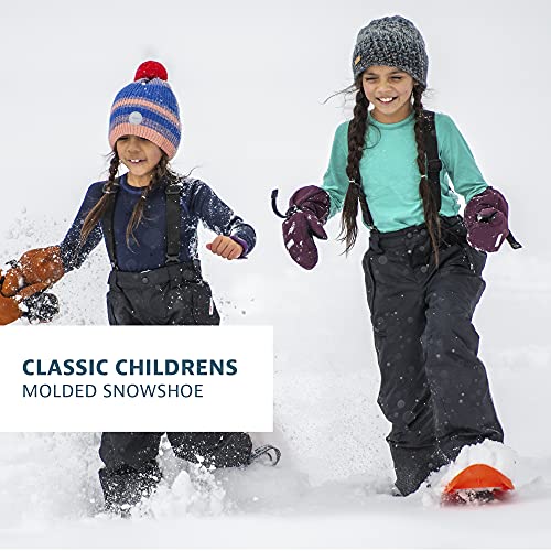 Yukon Charlie's Penguin Children's Molded Snowshoe Kit, 7-inch x 16-inch, Includes Snowshoes, Trekking Poles and Travel Bag