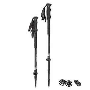 Yukon Charlie's Carbon Lite Trekking Poles, Fast Lock Adjustment System, Trekking and Snow Baskets Included