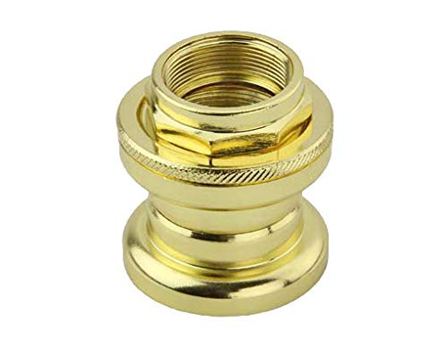 Lowrider Gold Threaded Steel Headset 21.1x32.5x27mm. Bike Part for Cruiser, BMX, Trike, Bicycle Parts