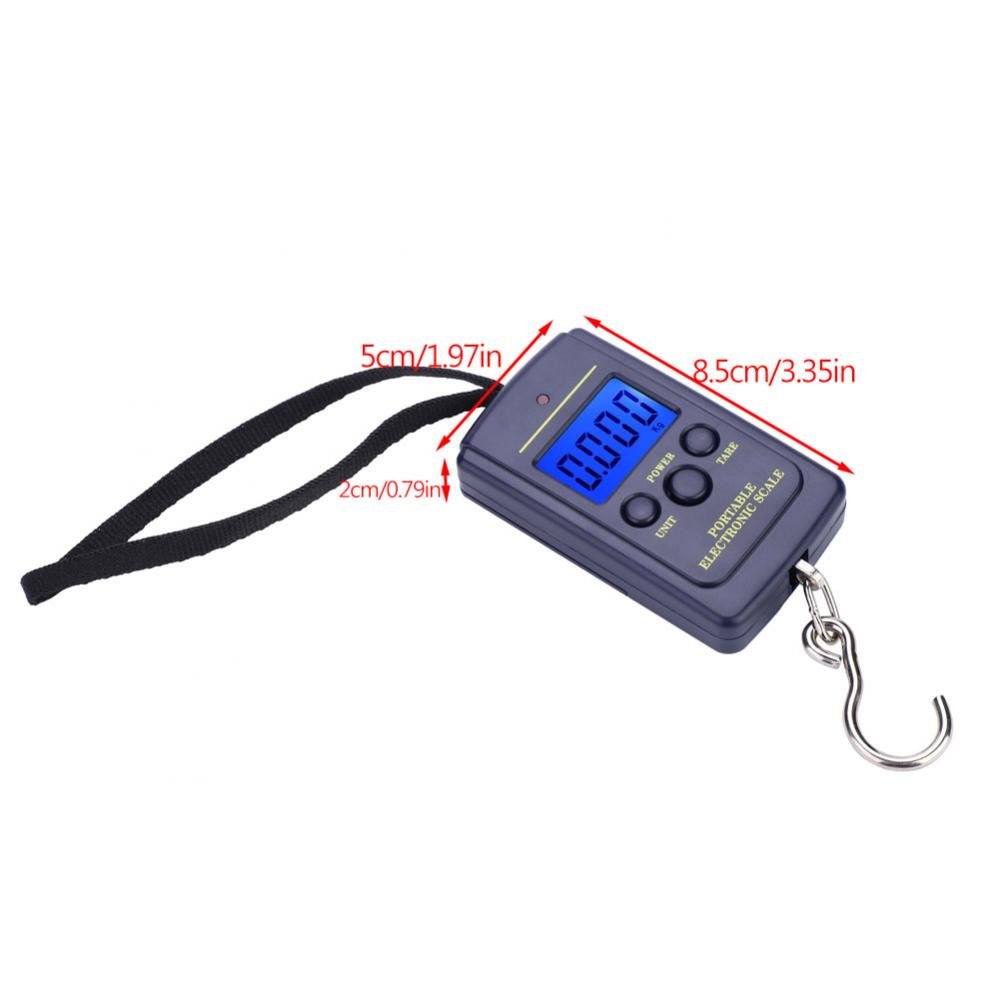 Fishing Scale, Portable Electronic Balance Digital Hook Hanging LCD Display Portable Scale