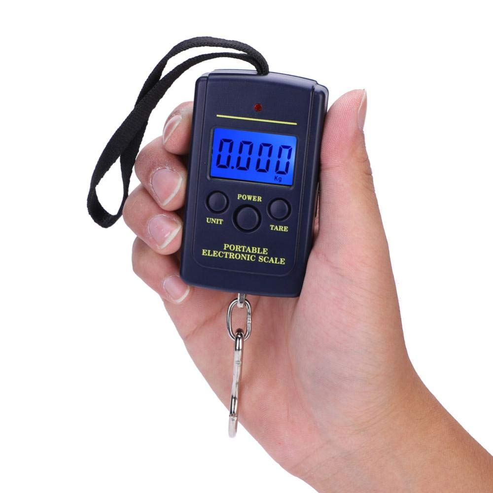 Fishing Scale, Portable Electronic Balance Digital Hook Hanging LCD Display Portable Scale