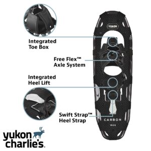 Yukon Charlie's Carbon Spin Snowshoe, 8-inch x 25-inch