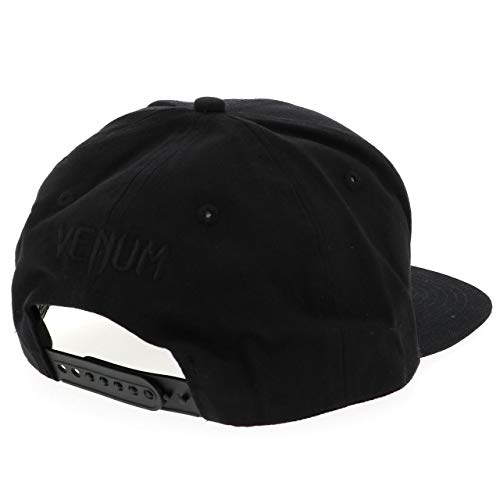 Venum Classic Snapback Hat - Black/Black, One Size