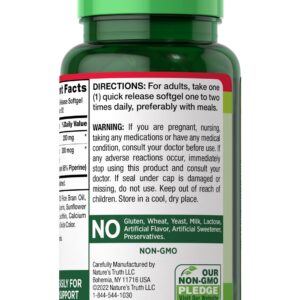 CoQ10 200 mg Softgels | 92 Count | Enhanced Absorption Supplement | with Black Pepper Extract | Non-GMO, Gluten Free Supplement | by Nature's Truth