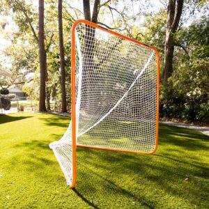 Franklin Sports Official Size Lacrosse Goal - Portable Steel Backyard Lacrosse Net for Kids + Adults - Lacrosse Training Equipment - 72" x 72"