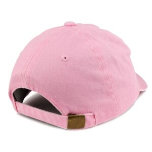 Trendy Apparel Shop Capital Mom and Dad Pigment Dyed Couple 2 Pc Cap Set - PINK - NAVY