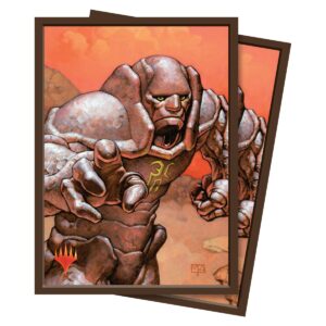 ultra pro - magic: karn, silver golem standard deck protector sleeves 100 ct.