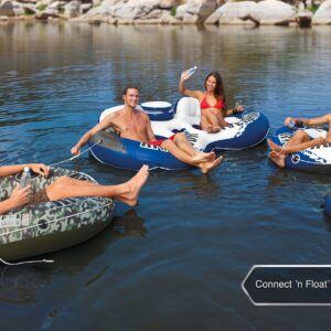 Intex River Run 1 Person Inflatable Floating Tube Lake/Pool/Ocean Raft (5 Pack)