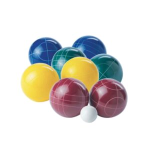 Franklin Sports Bocce Set - 8 All Weather Bocce Balls, 1 Pallino, and Deluxe Carry Bag - Beach, Backyard, or Outdoor Party Game - Professional Set, Assorted (50112)