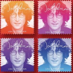 John Lennon Commemorative Forever Postage Stamps USPS