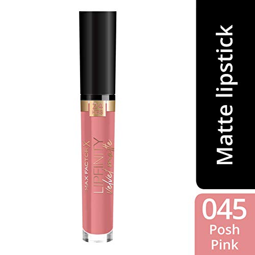 Max Factor Lipfinity Velvet Matte 24Hr Lipstick - 045 Posh Pink