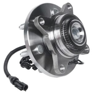 Detroit Axle - 4WD Front Wheel Bearing Hub for 2009 2010 Ford F-150 [w/ 6-Lug] Wheel Bearing and Hub Assembly Replacement