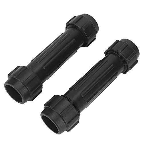 2pcs Paddle Connector Plastic Paddle Oars Shaft Connector Screw Joint Part Replacement for Inflatable Boat Kayak Canoe Paddles