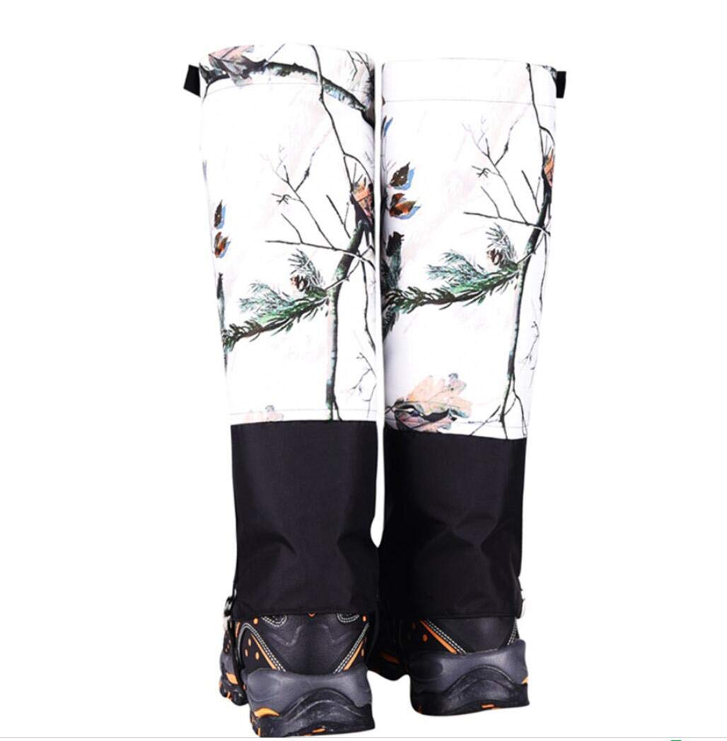 Snow Leg Gaiters Waterproof Snow Boot High Gaiters Snow Camo Legging Warmer Cover for Hiking Ski Hunting Climbing