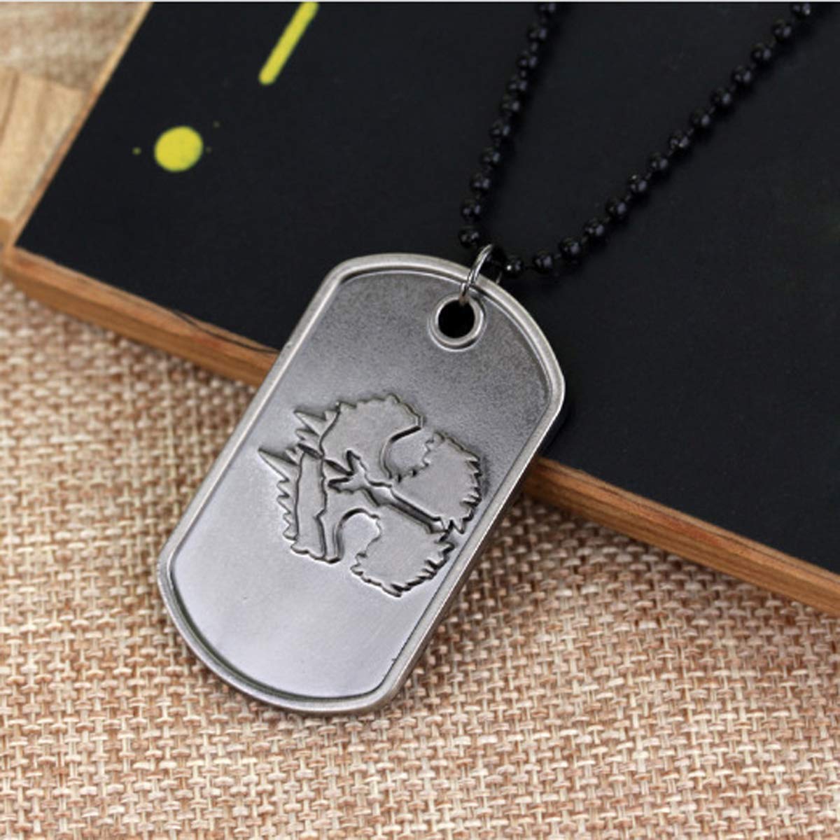 IMIKE Cod Necklace PS4 Games Limited Edition Cod Ghosts Pendant Punk Rock Accessories Cod Pendant Necklace for Men Women