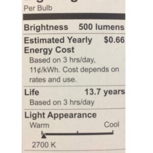 GE Relax 3-Pack 60 W Equivalent Dimmable Soft White B LED Light Fixture Light Bulbs