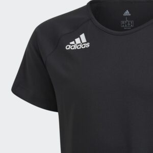 adidas unisex-youth Hi Lo Jersey Black/White Small