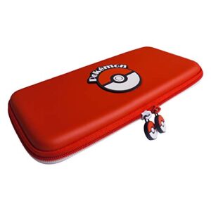 hori nintendo switch poke ball tough pouch officially licensed by nintendo & pokemon - nintendo switch