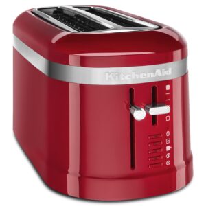 kitchenaid kmt5115er 4-slice manual high-lift lever toaster, empire red