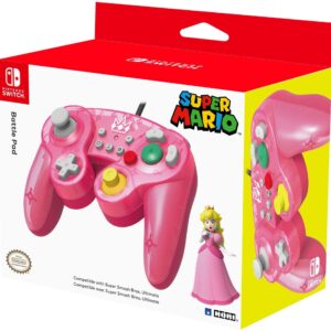 HORI Nintendo Switch Battle Pad (Peach) GameCube Style Controller Officially Licensed By Nintendo - Nintendo Switch