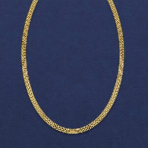 Ross-Simons Italian 18kt Yellow Gold Bismark-Link Necklace. 20 inches