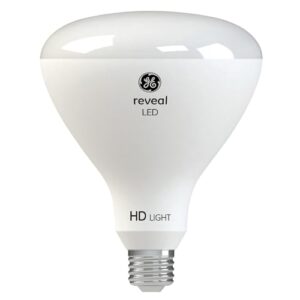 GE Reveal 2-Pack 85 W Equivalent Dimmable Color-Enhancing Br40 LED Light Fixture Light Bulbs