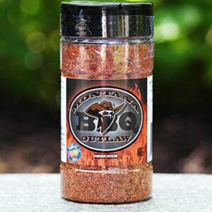 MONTANA OUTLAW Black Pepper, Salt and Paprika Beef Rub 7 oz.