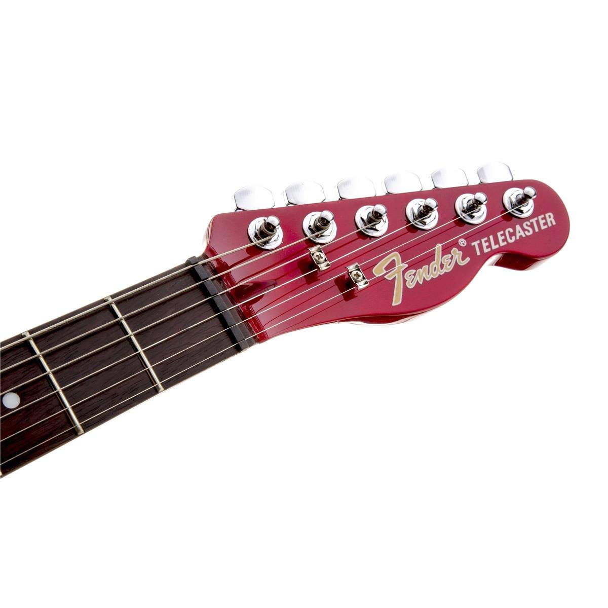 Fender Jim Adkins JA-90 Thinline Telecaster Electric Guitar, with 2-Year Warranty, Crimson Red Transparent, Laurel Fingerboard