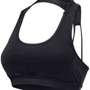 TYR Women's Standard Reilly Bra Top for Swimming, Yoga, Fitness, and Workout, Black, Large