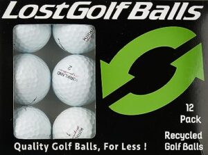 kirkland signature pre-owned golf balls 12 pack, white