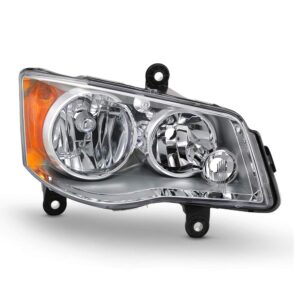 ACANII - For 2011-2017 Dodge Grand Caravan 2008-2016 Chrysler Town & Country Headlight Headlamp Assembly Passenger Side