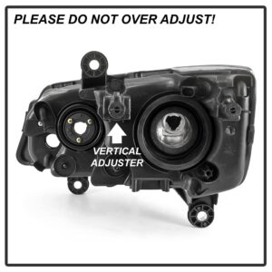 ACANII - For 2011-2017 Dodge Grand Caravan 2008-2016 Chrysler Town & Country Headlight Headlamp Assembly Passenger Side