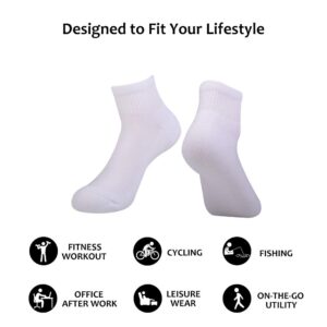 JOYNÉE Ankle Socks Women Low Cut Athletic Running with Cushion for Sports and Casual Use 6-Pairs Pack