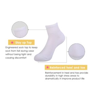 JOYNÉE Ankle Socks Women Low Cut Athletic Running with Cushion for Sports and Casual Use 6-Pairs Pack