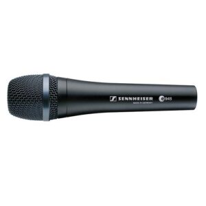 Sennheiser e945 Supercardioid Dynamic Handheld Vocal Microphone with Tripod Microphone Stand & 20' XLR Cable