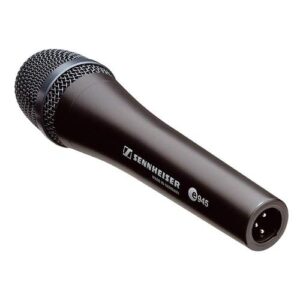 Sennheiser e945 Supercardioid Dynamic Handheld Vocal Microphone with Tripod Microphone Stand & 20' XLR Cable