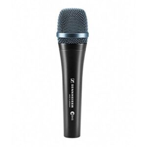 Sennheiser e945 Supercardioid Dynamic Handheld Vocal Microphone with Tripod Microphone Stand & 20' XLR Cable