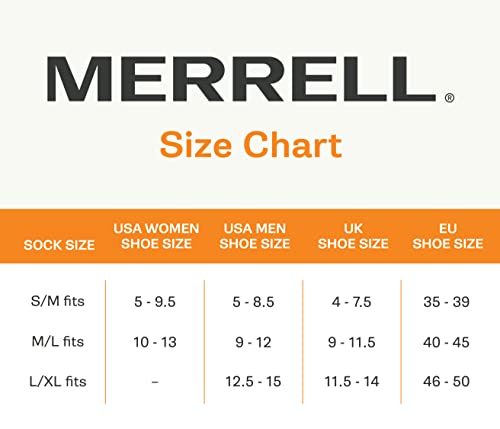 Merrell -womens Performance Hiker Casual Sock, Grey White Mix (Low Cut Tab), Small US