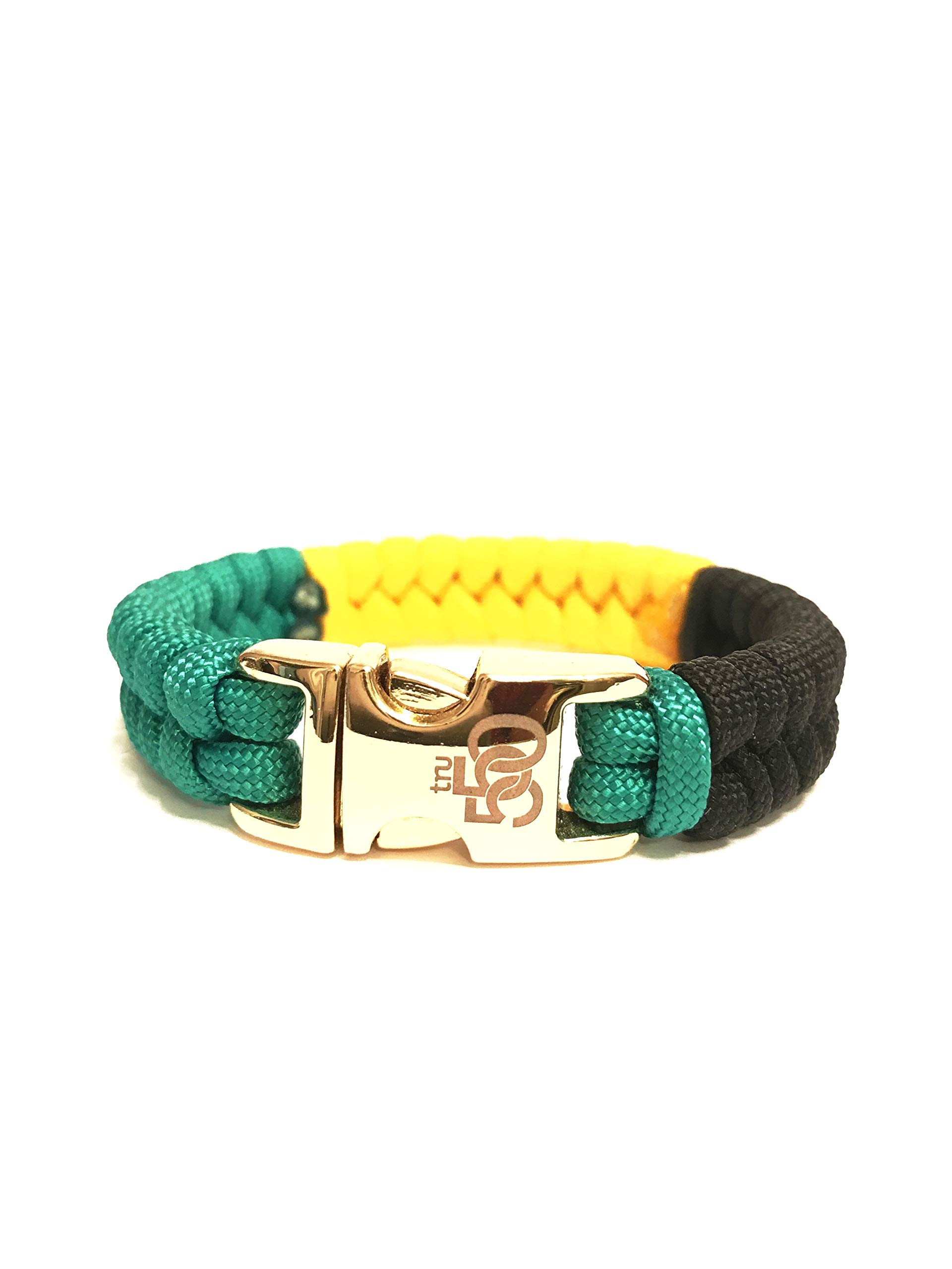 TRU550 Flag of Jamaica Mens & Women Paracord Survival Bracelet Jewelry Jamaican Flag (Size 8.5 inches)