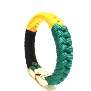 TRU550 Flag of Jamaica Mens & Women Paracord Survival Bracelet Jewelry Jamaican Flag (Size 8.5 inches)