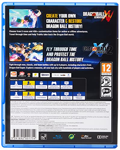 Dragon Ball Xenoverse And Dragon Ball Xenoverse 2 Double Pack (PS4)