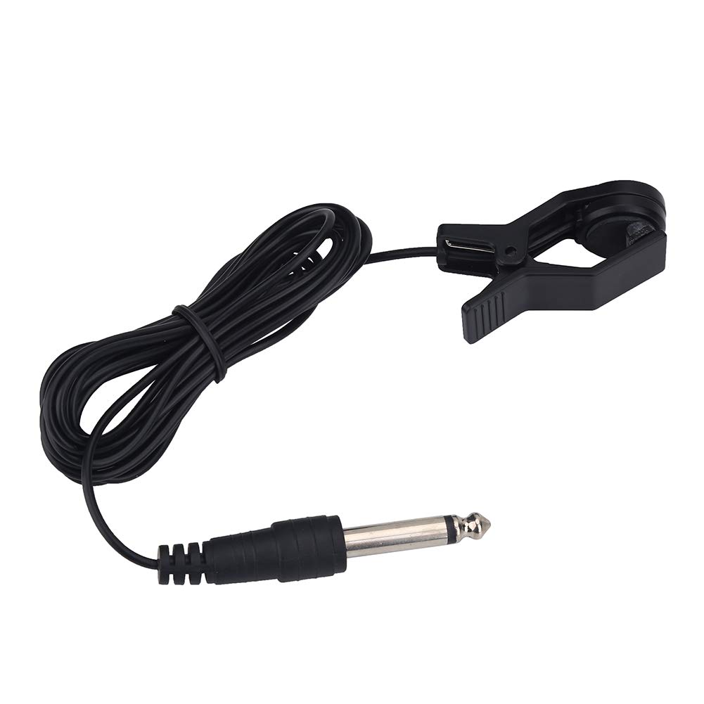 Clip-on Pickup, Portable Pickup Microphone Vocal Pick Up Audio Transducer for Tuner Music Instruments