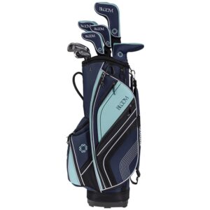 cleveland golf bloom set 2019, navy/mint green right hand